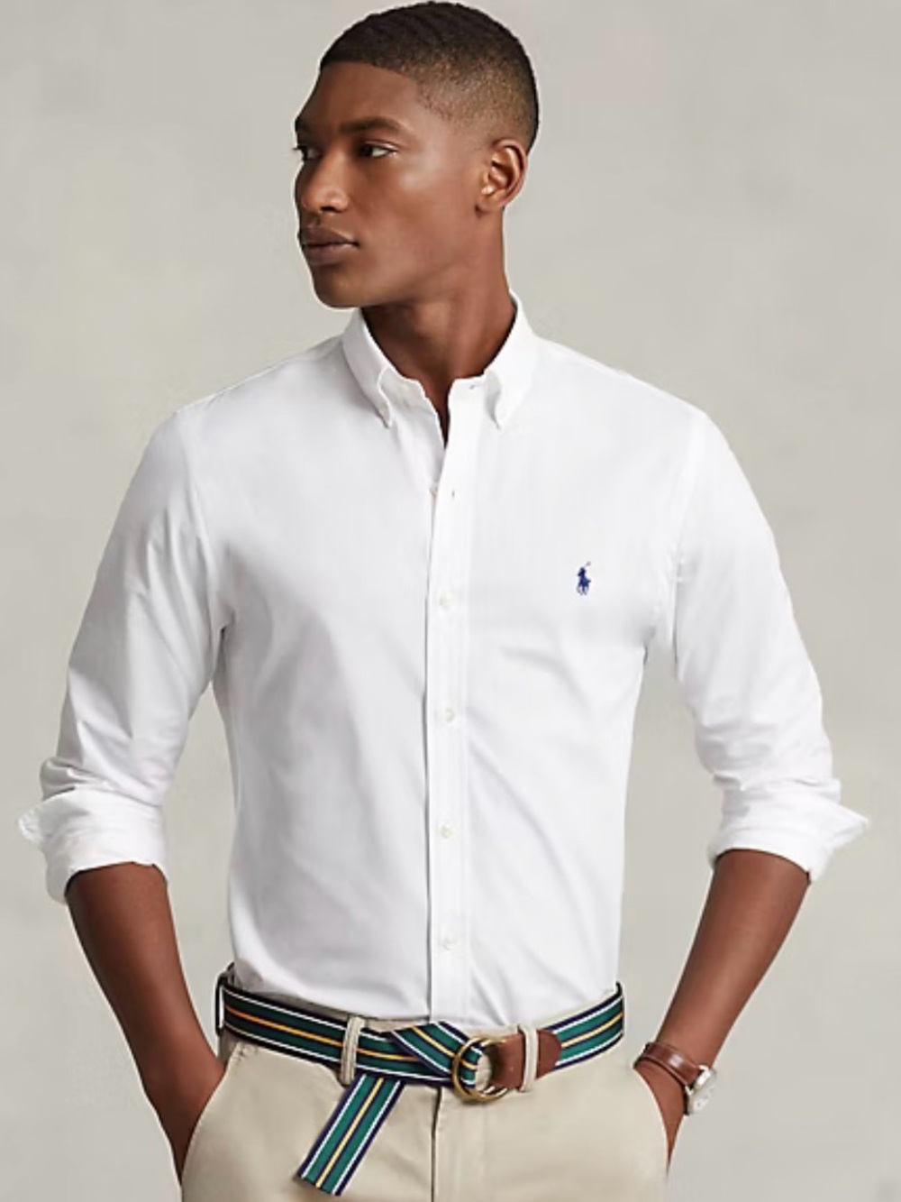 NWT Polo Ralph Lauren Classic Fit Stretch Poplin Shirt